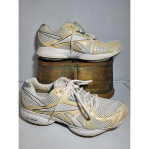 Reebok Easytone Smoothfit Women's Sneakers Sz 9 White With Yellow